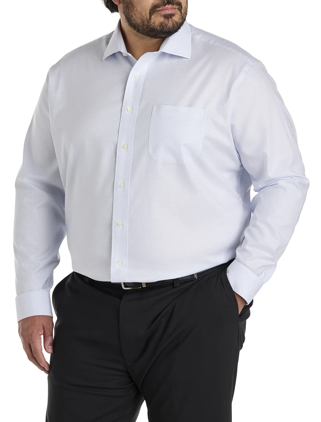 Brooks Brothers Non-Iron Micro Grid Dress Shirt | Mission Valley