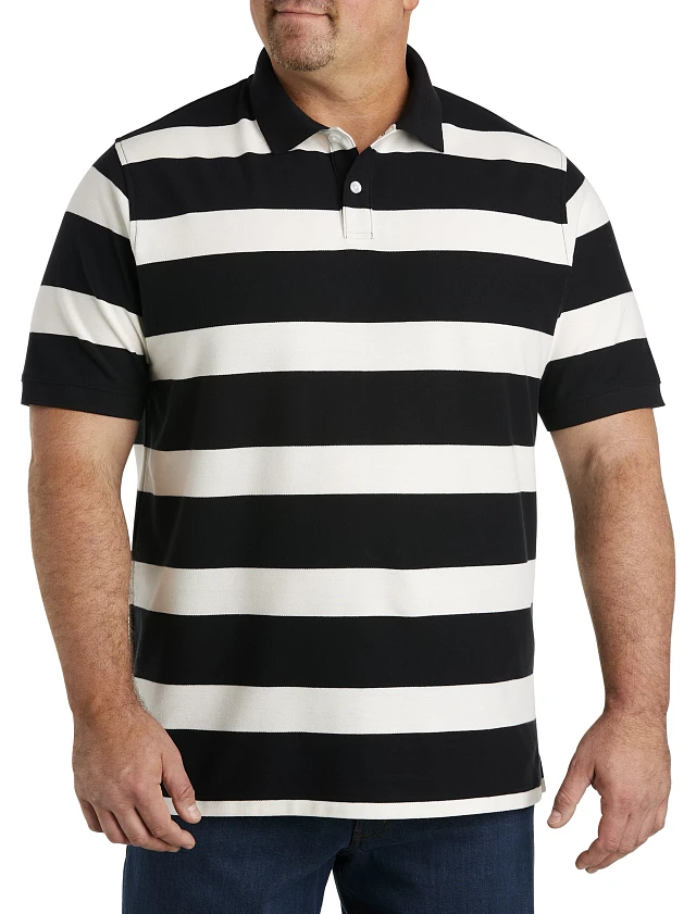 Nautica Striped Rugby Polo Shirt | Hamilton Place