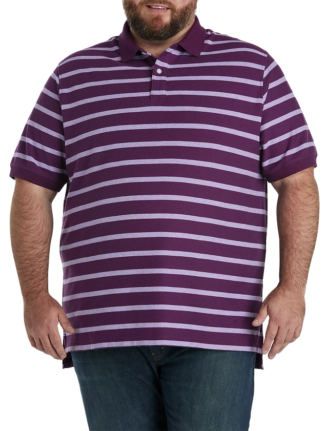 Adidas Ottoman Stripe Polo Shirt | Mission Valley
