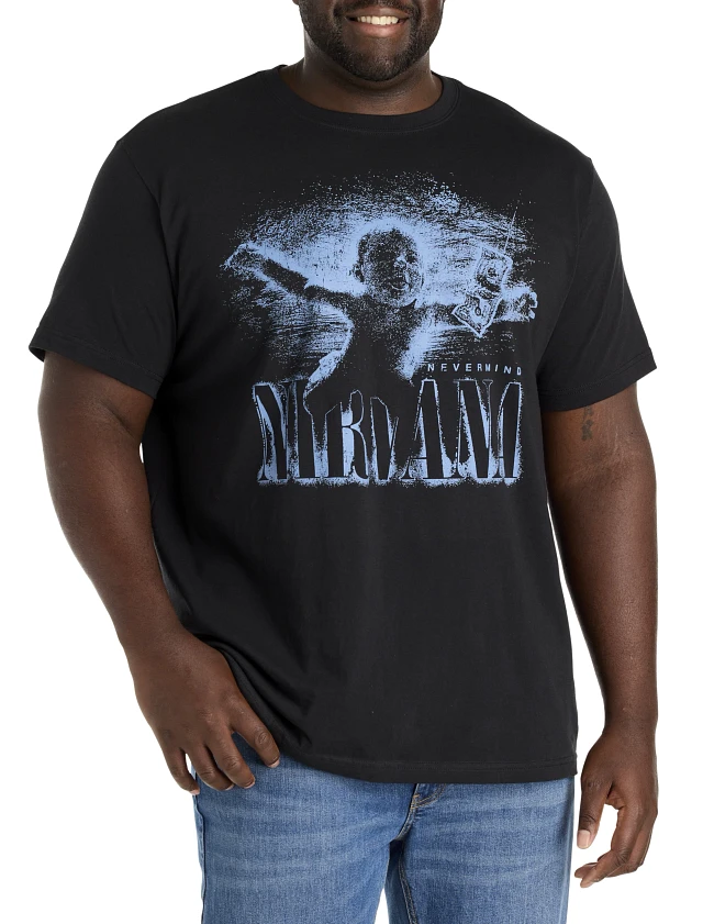 643 glamb NY stadium JKT リバーシブル　Nirvana Altar'd State Nirvana Nevermind Tee at Hamilton Place in