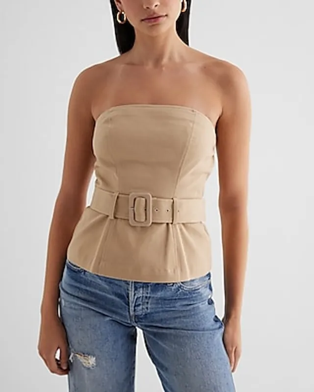 Express strapless top deals