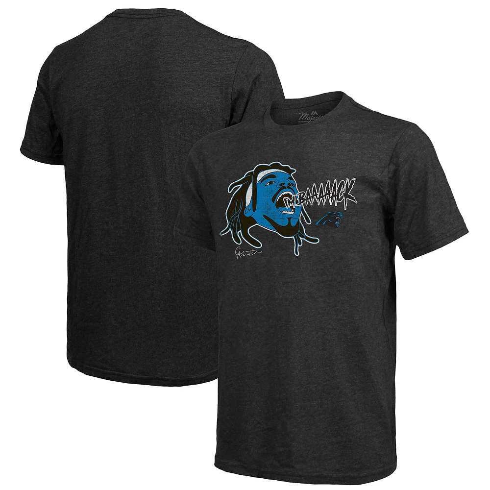 Lids Cam Newton Carolina Panthers Majestic Threads Tri-Blend Player ...