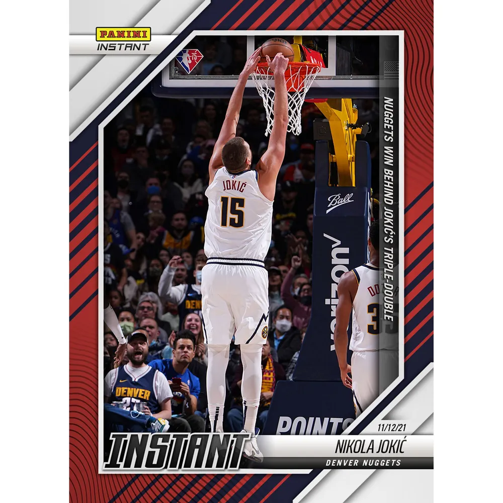 Lids Nikola Jokic Denver Nuggets Fanatics Exclusive Parallel Panini Instant Win Behind Jokics