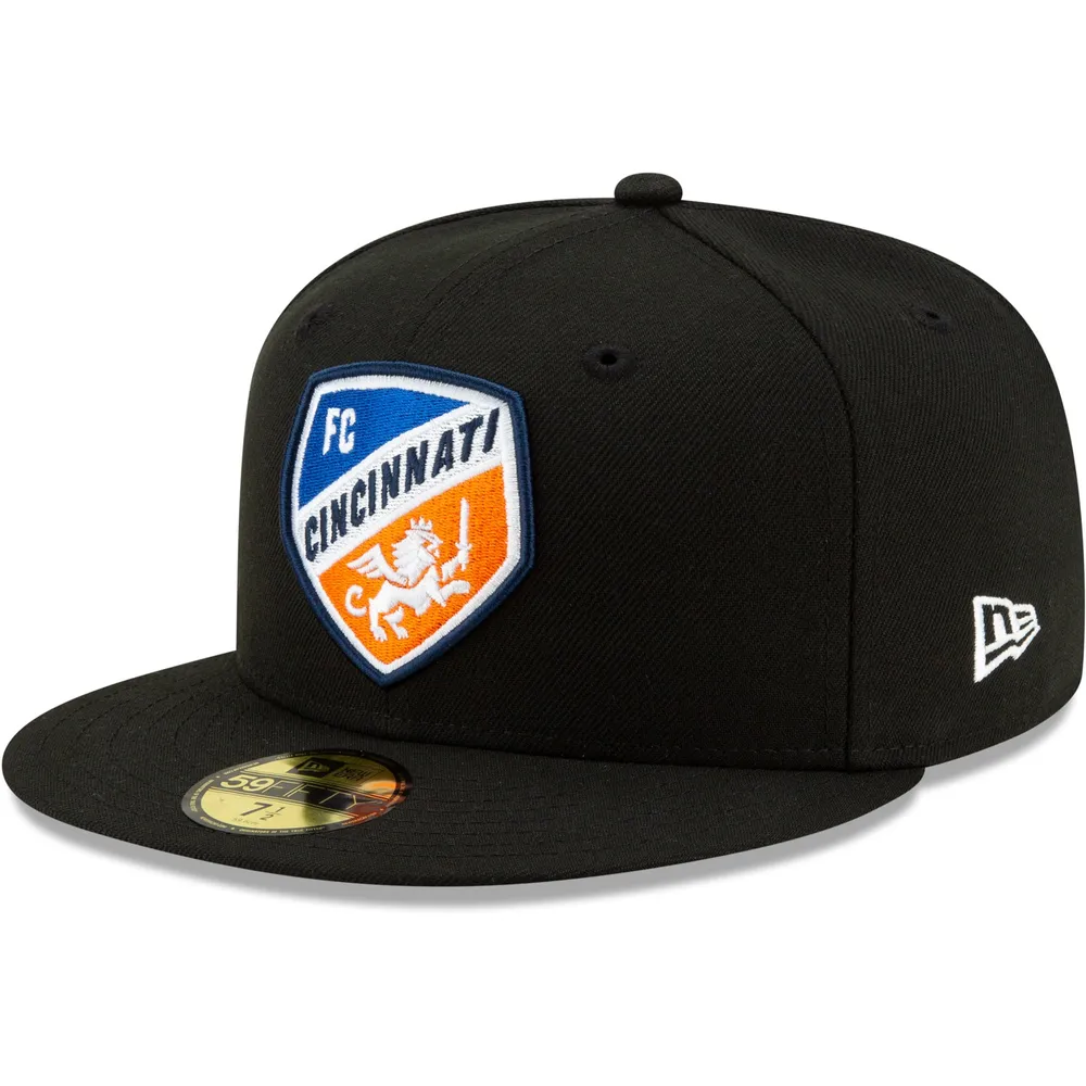 Lids FC Cincinnati New Era Primary Logo 59FIFTY Fitted Hat Black