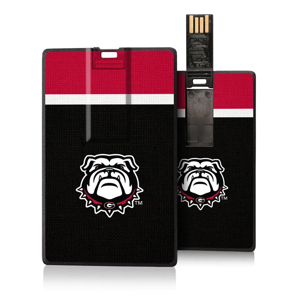 Lids Bulldogs Stripe Design Credit Card USB Drive CoolSprings