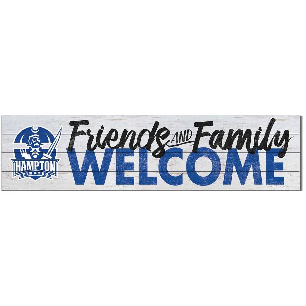 Lids Hampton Pirates 10'' x 40'' Friends & Family Welcome Sign ...