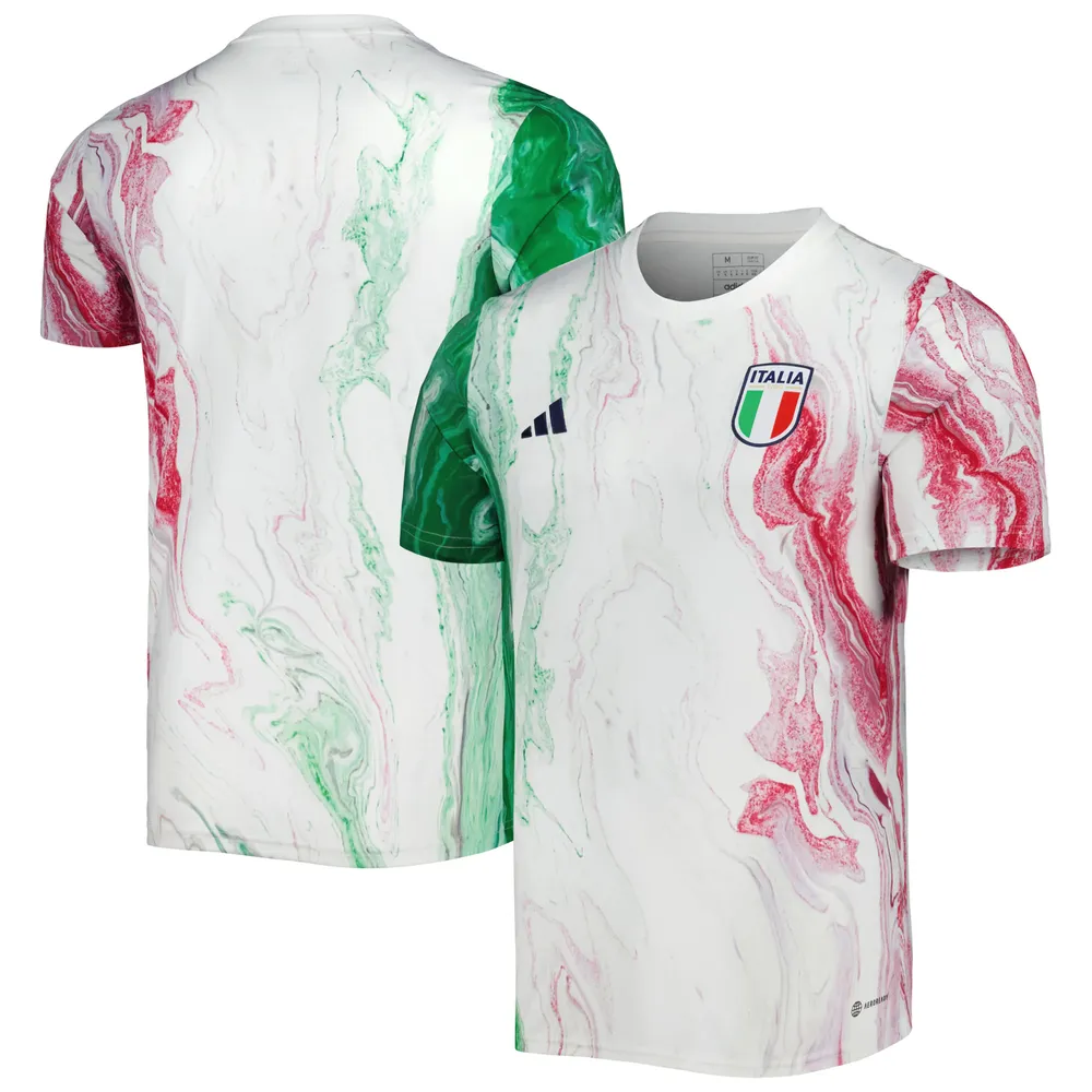 Lids Italy National Team adidas 2023/24 PreMatch Top Green/White