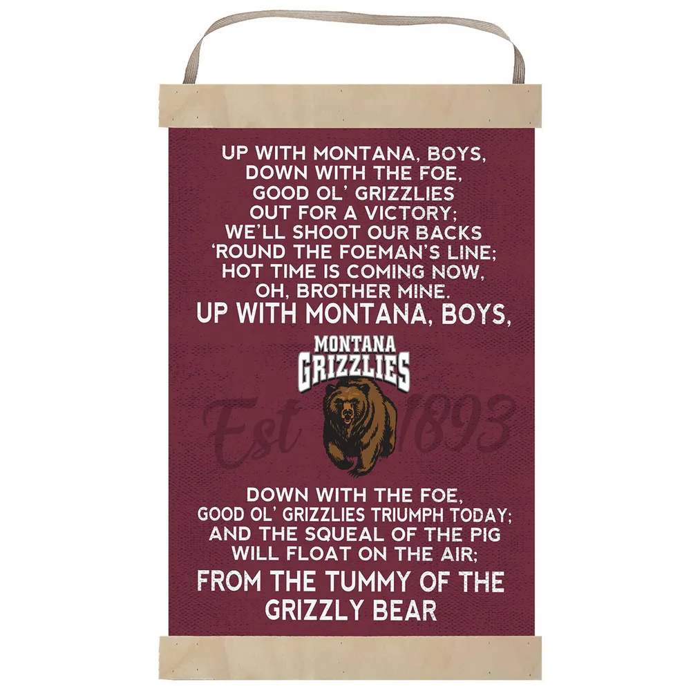 Lids Montana Grizzlies Fight Song Banner Sign CoolSprings Galleria