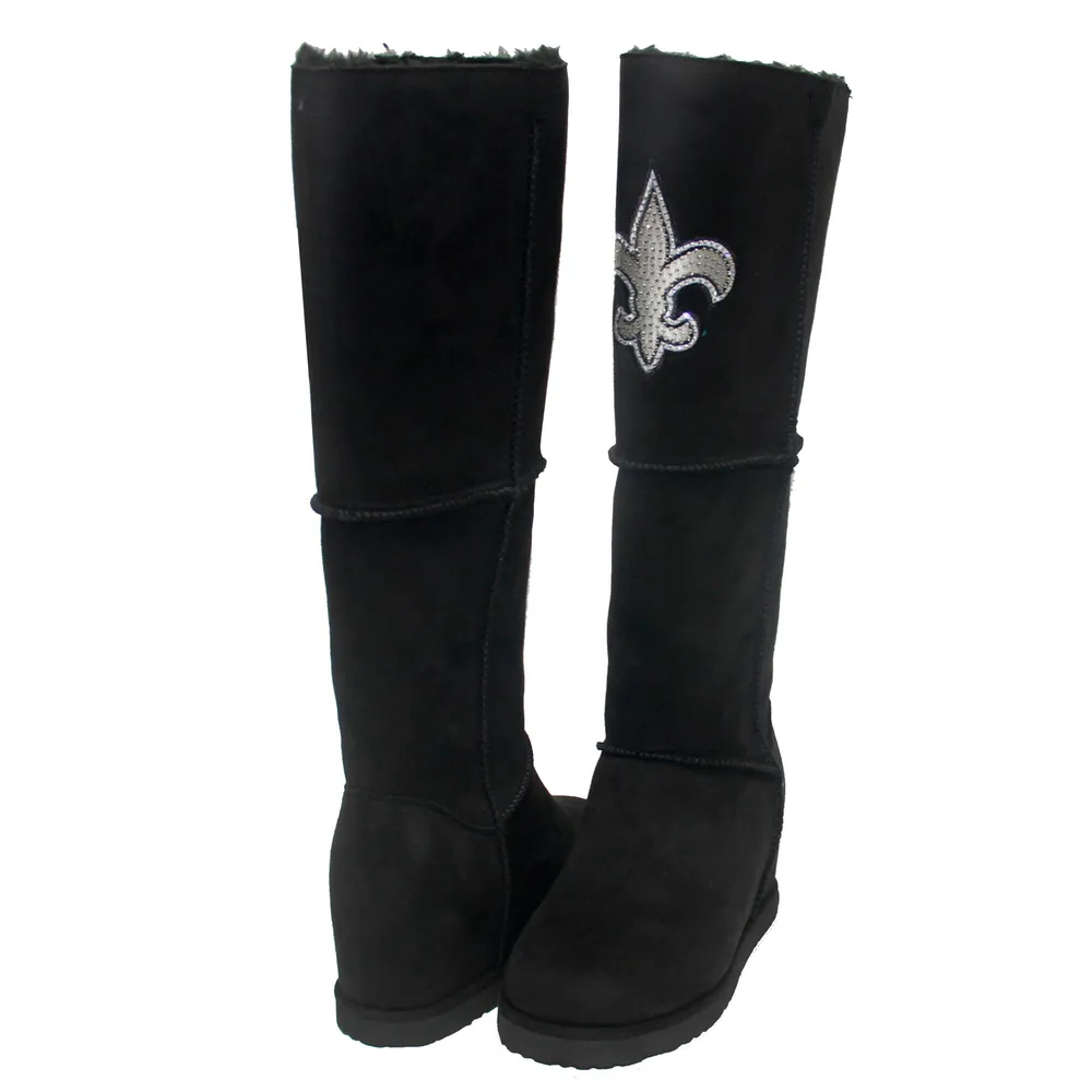 Lids New Orleans Saints Cuce Women's Suede KneeHigh Boots Black