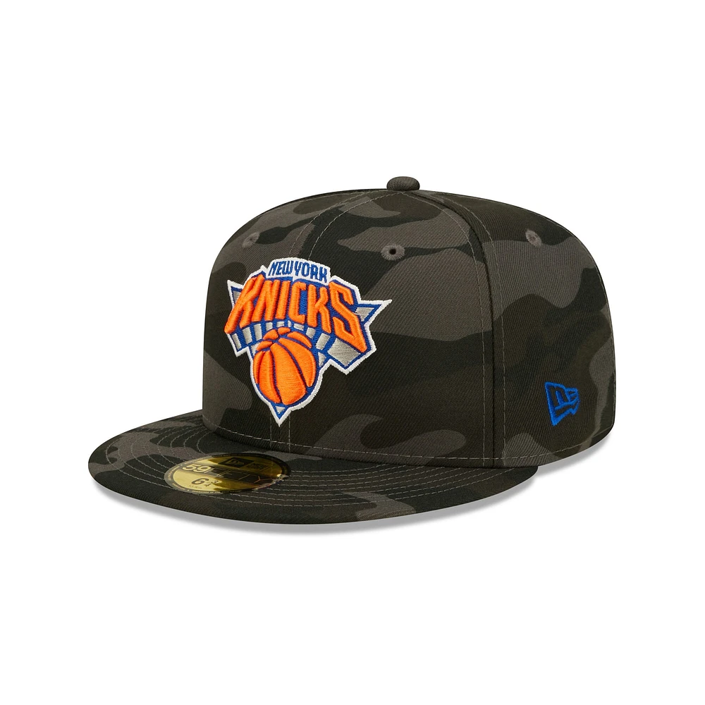 Lids New York Knicks Era Camo 59FIFTY Fitted Hat Black Alexandria Mall