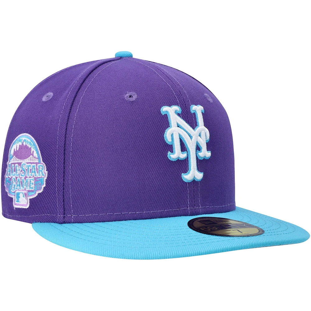 Lids New York Mets Era Vice 59FIFTY Fitted Hat Purple Alexandria Mall