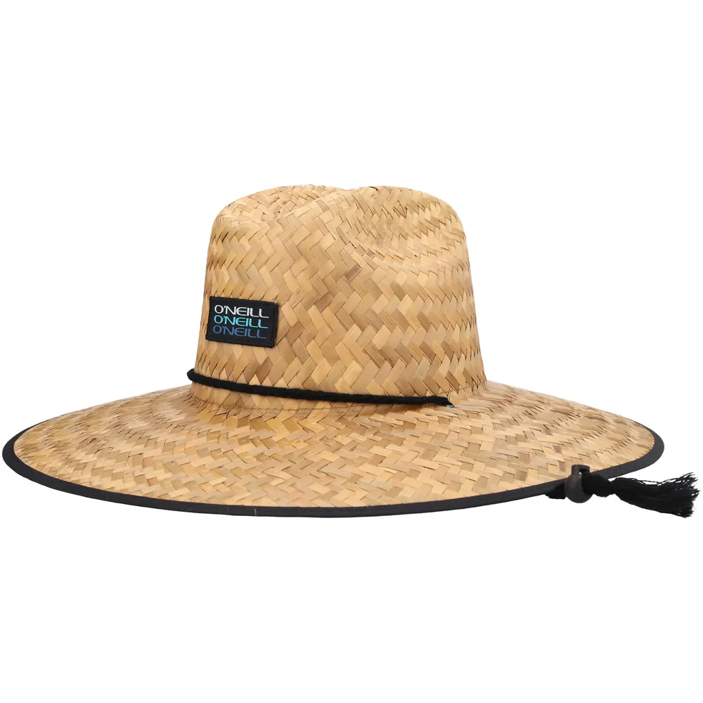 O'Neill Men's O'Neill Natural Sonoma Prints Straw Lifeguard Hat ...