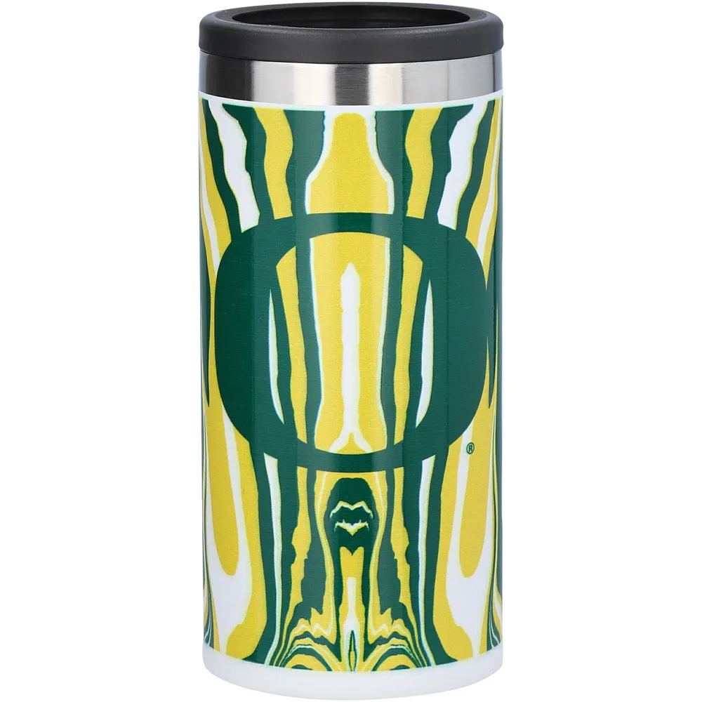Lids Oregon Ducks 12oz. TieDye Slim Can Holder CoolSprings Galleria