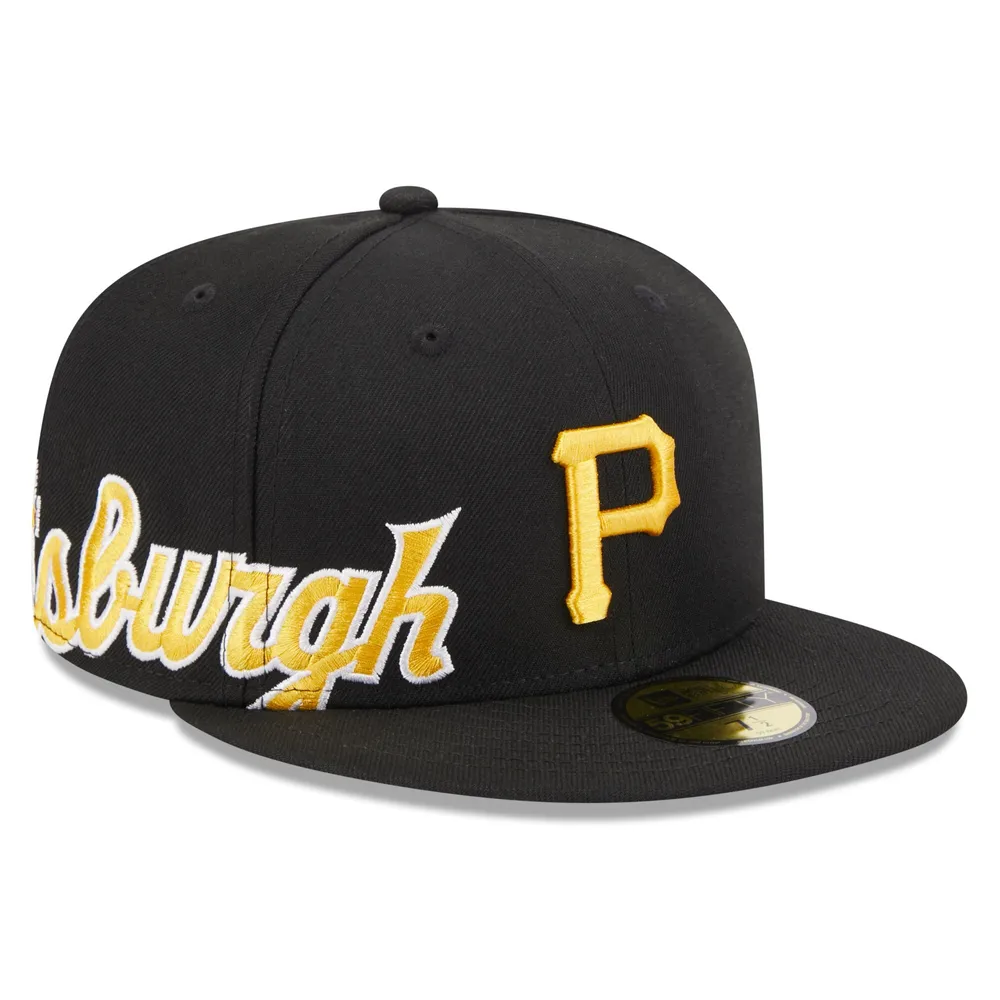 Lids Pittsburgh Pirates New Era Arch 59FIFTY Fitted Hat - Black ...