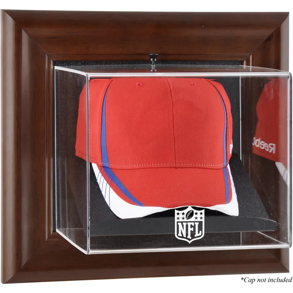 Lids Fanatics Authentic NFL Shield Brown Framed WallMountable Logo Cap