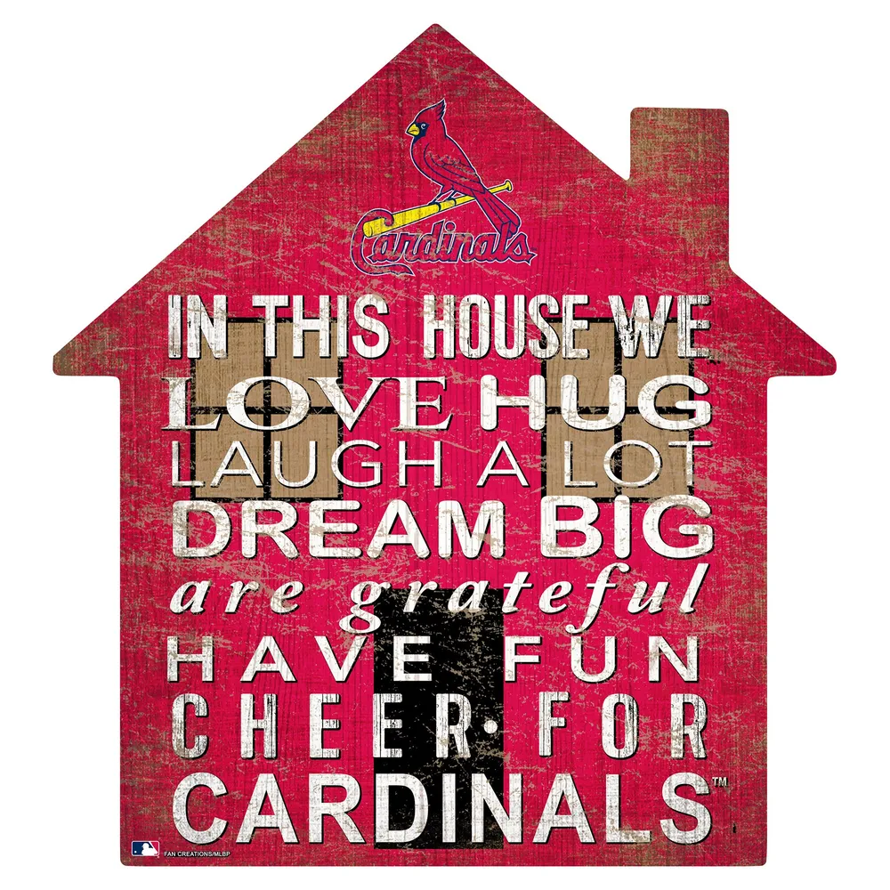 Lids St. Louis Cardinals 12'' Team House Sign Westland Mall