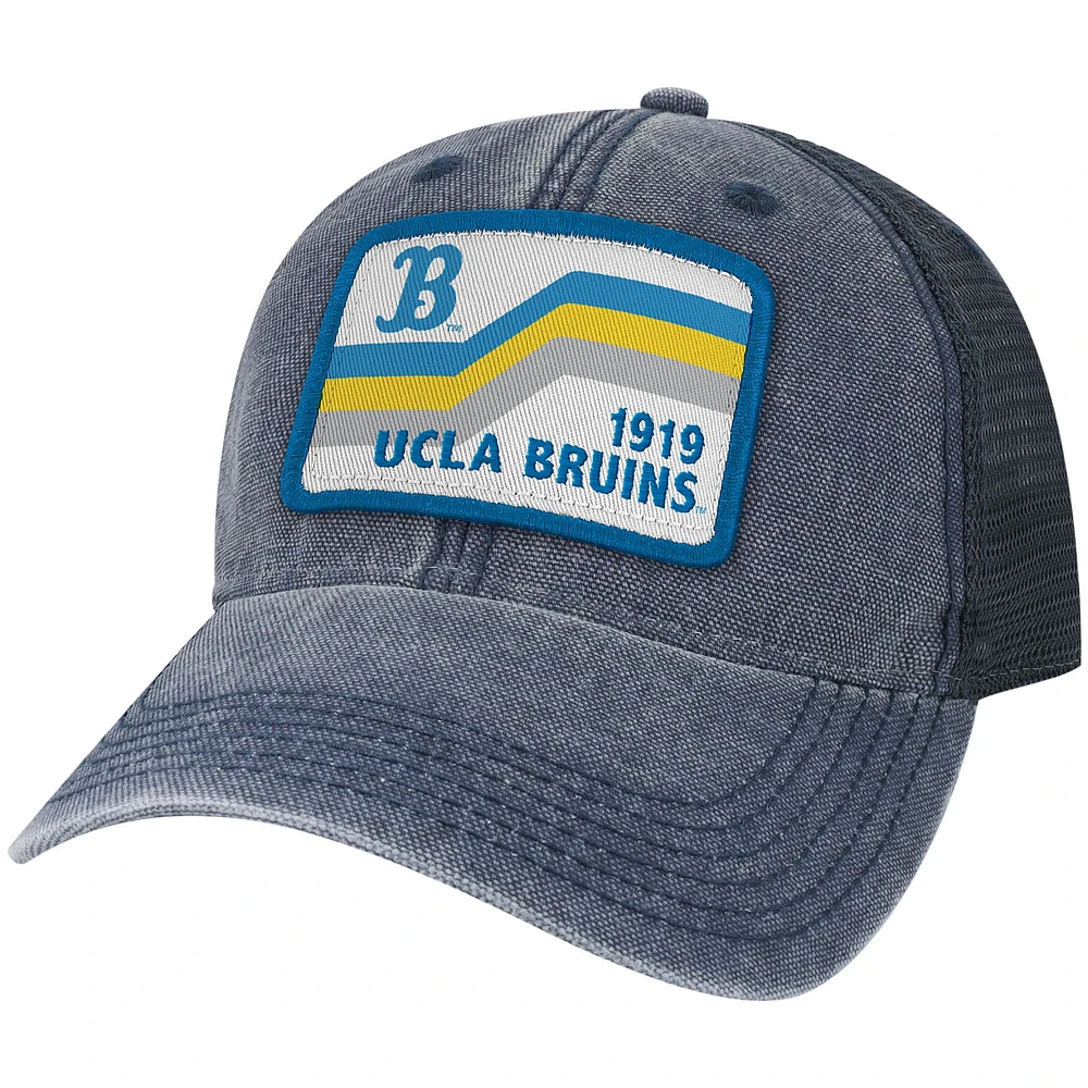 Lids UCLA Bruins Sun & Bars Dashboard Trucker Snapback Hat Navy