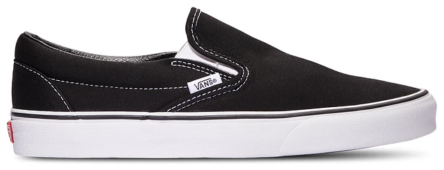 Black and outlet white vans footlocker