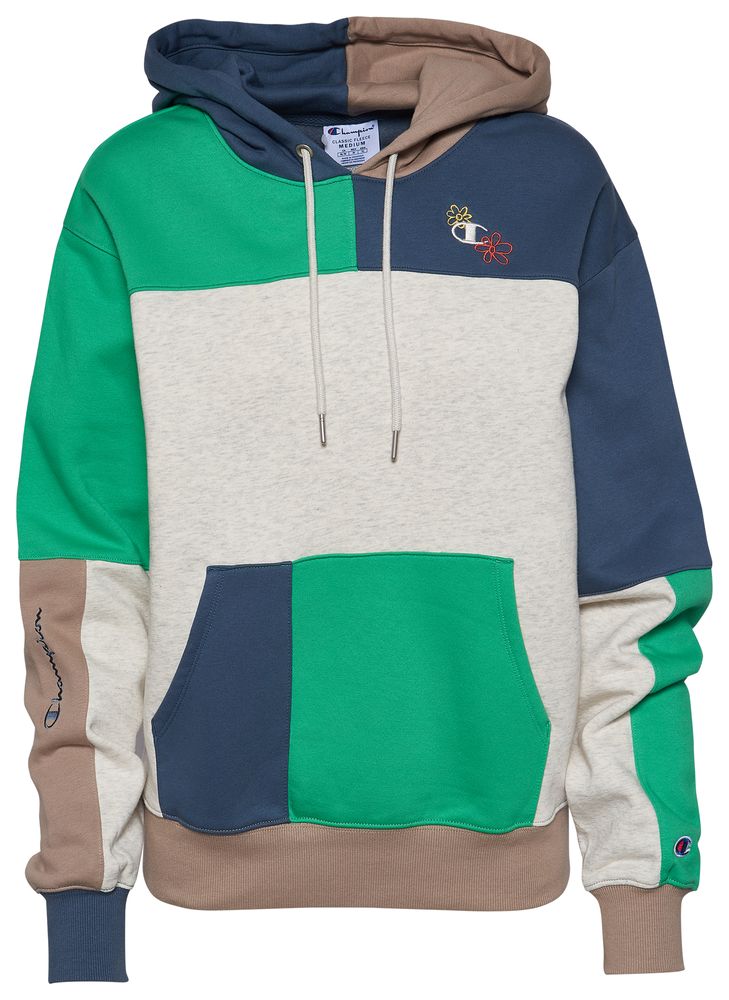 Patchwork deals rugby hoodie