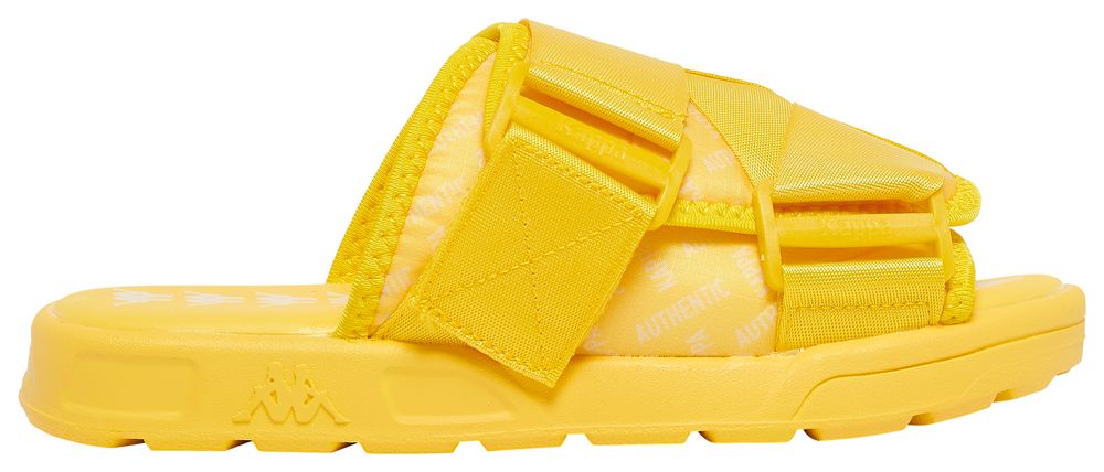 Yellow best sale kappa sandals