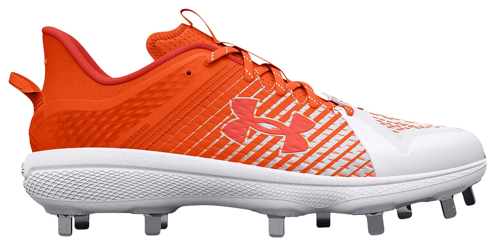 Orange and clearance white baseball cleats