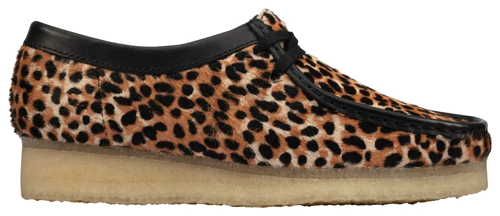 Clarks leopard skin outlet shoes