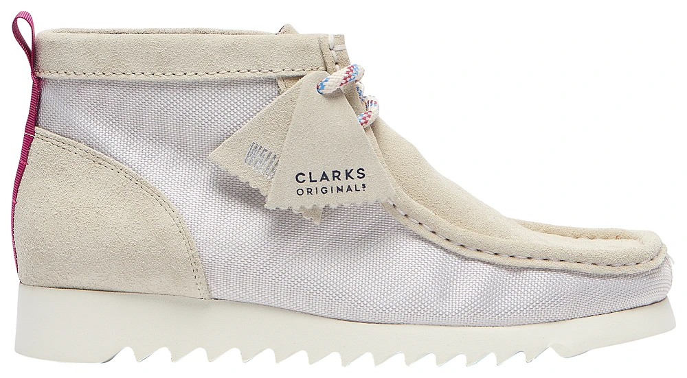 White cheap clarks wallabees