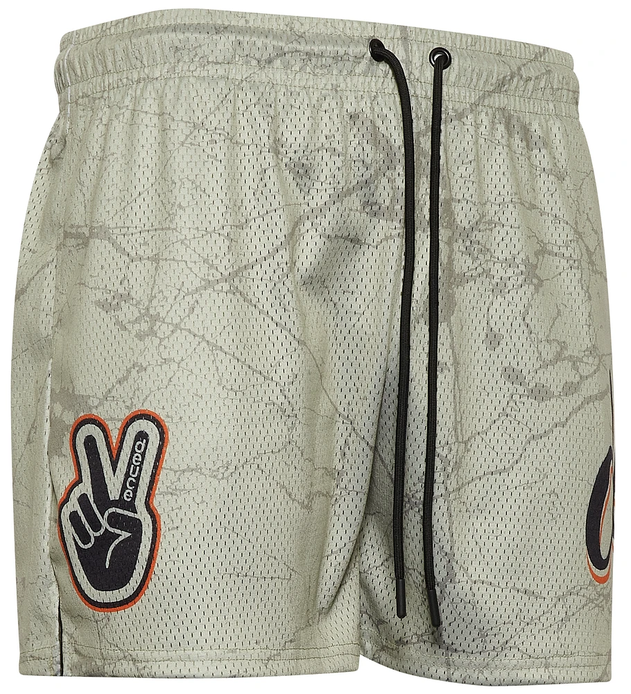 Deuce Basketball Shorts Deuce Mens Mesh Shorts Classic Tan