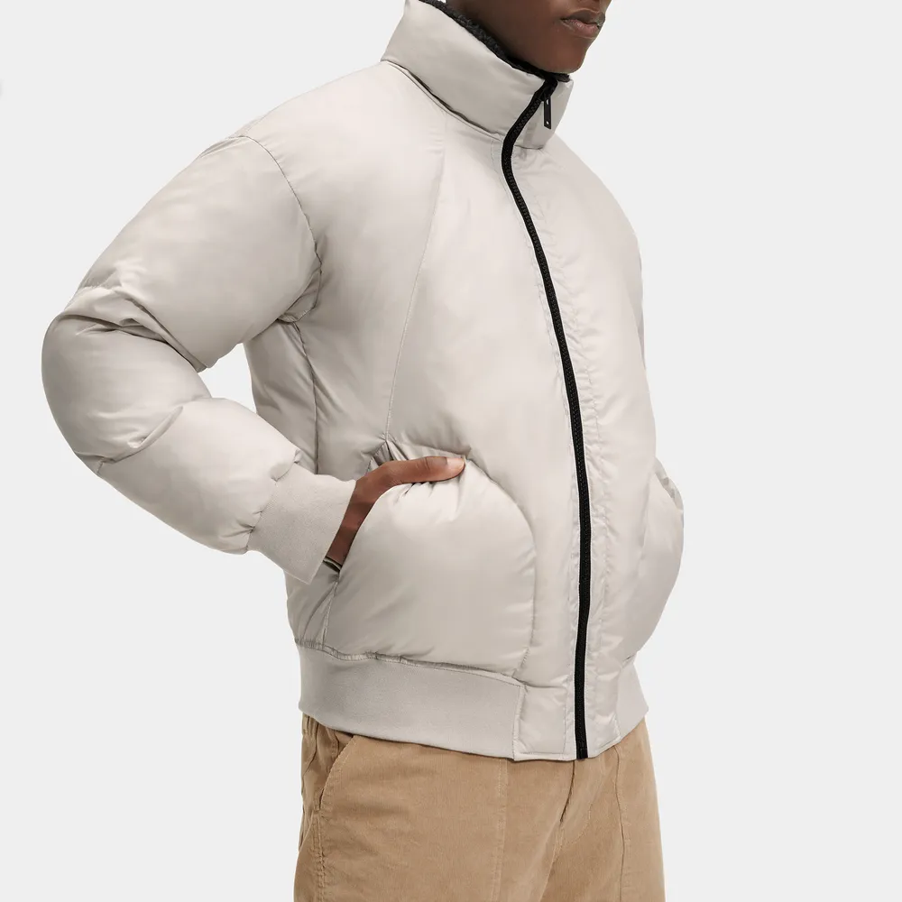 White Sherpa purchases Collared Puffer Jacket men (NEW)