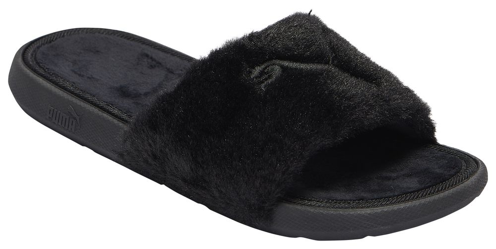 Puma furry on sale slides charlotte russe