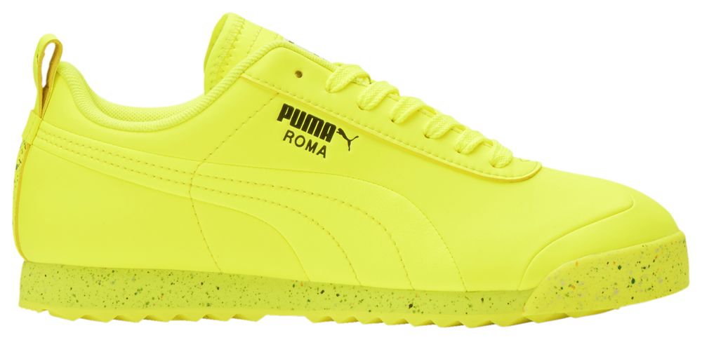 Puma roma clearance yellow and black