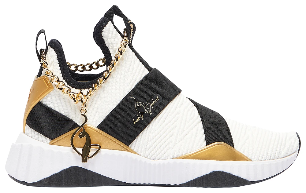 Puma defy varsity mid 2024 black & gold shoes