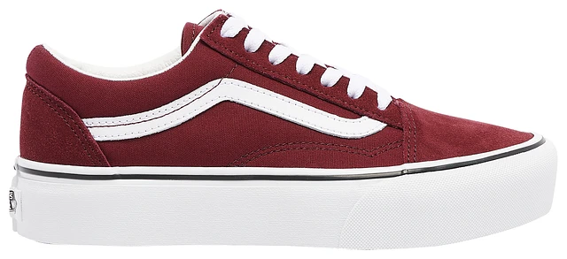 Vans bordeaux hotsell foot locker