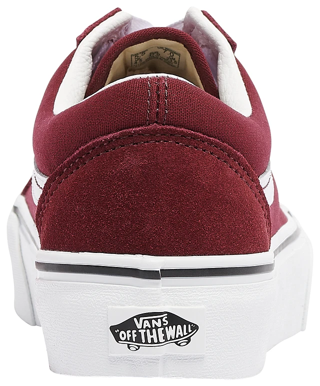 Vans bordeaux outlet foot locker