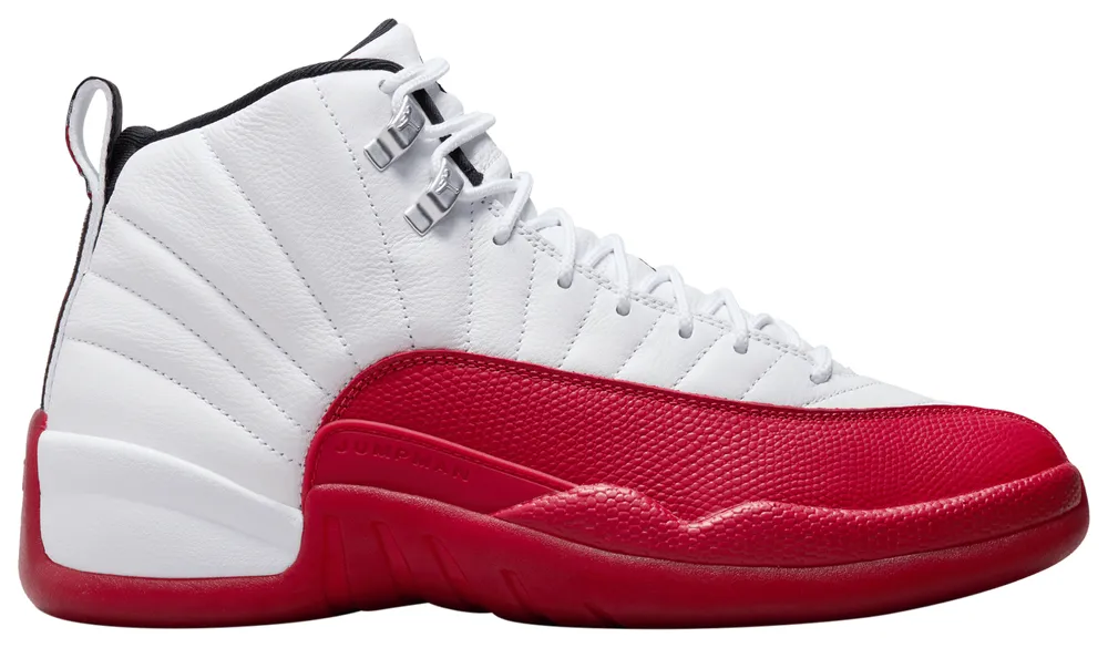 Jordan retro 12 sale mens black and red