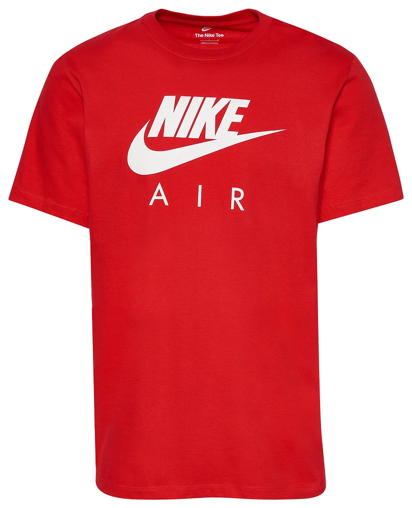 Nike Mens Air T Shirt Red White Pueblo Mall