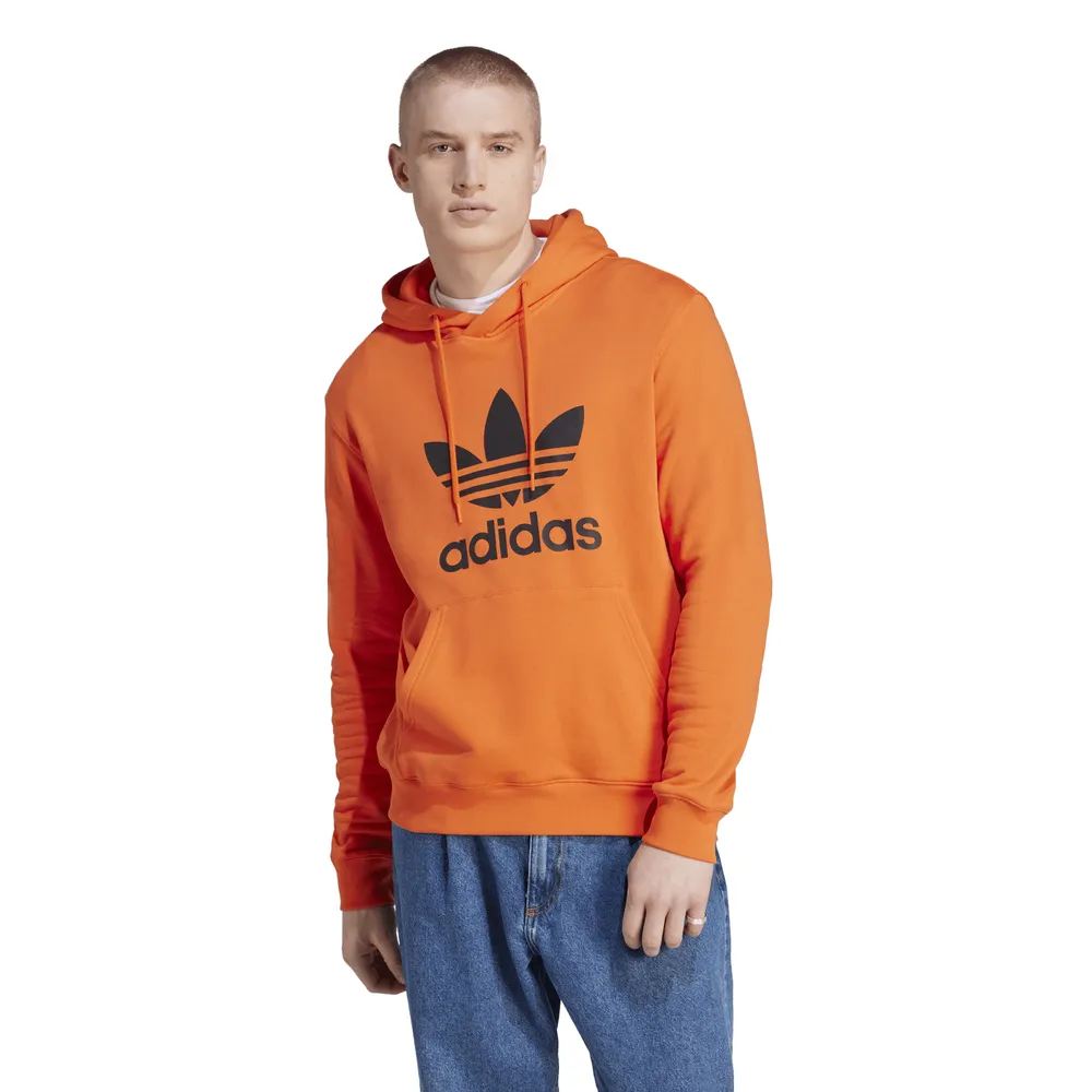 Hoodie hotsell orange adidas