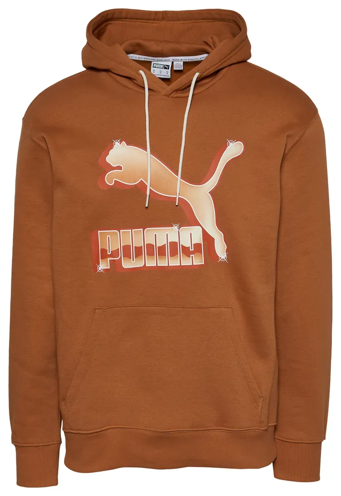 PUMA Mens PUMA Shades Hoodie Mens Beige Size XL Pueblo Mall