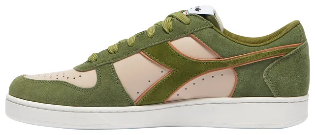 Diadora Mens Basket Low Shoes Brown Green Westland Mall