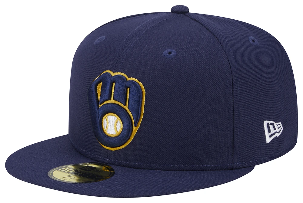 New Era New Era Brewers 5950 Evergreen Side Patch Fitted Hat | Mall of ...