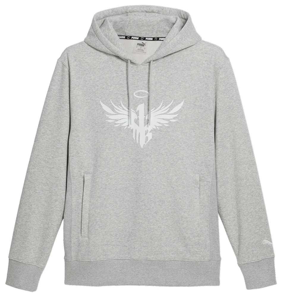 Light grey puma discount hoodie