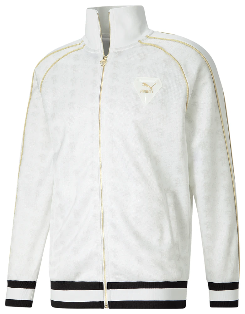 White puma track outlet jacket