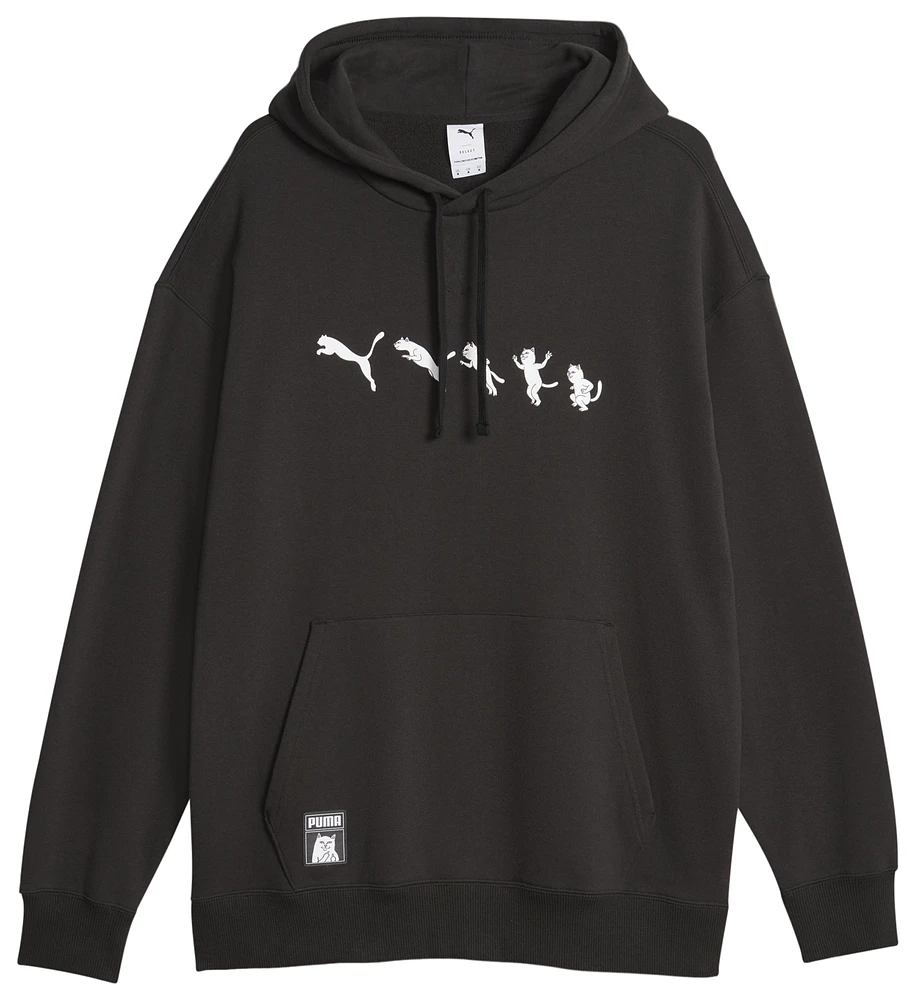 PUMA Mens Rip N Dip Hoodie Black White Pueblo Mall