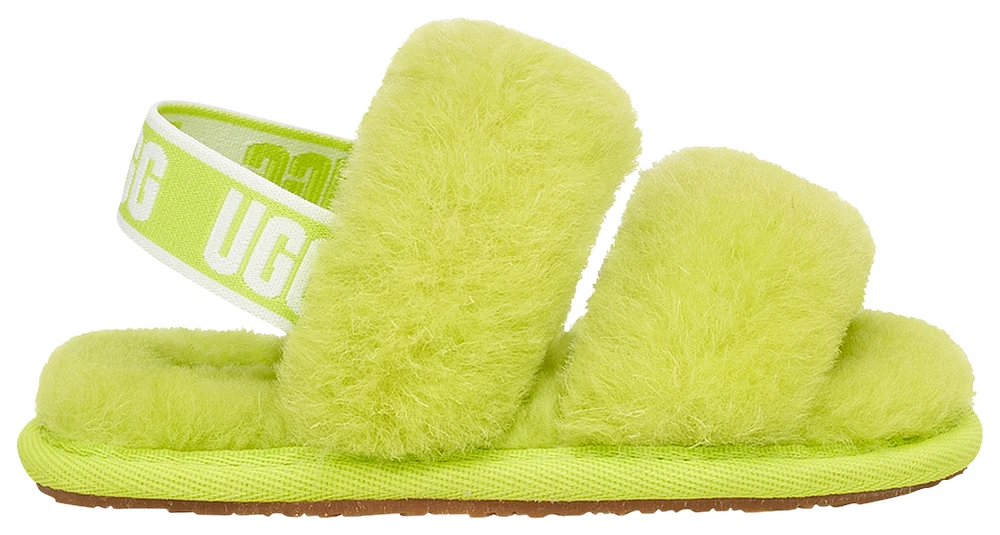 Green deals ugg slides