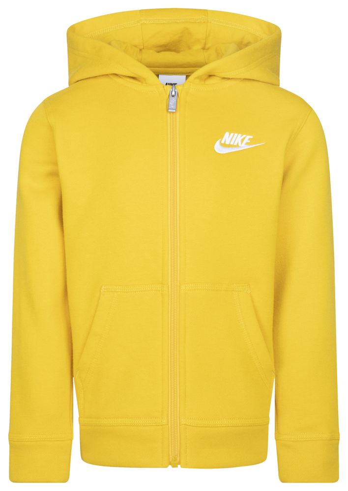 Nike club hoodie online yellow