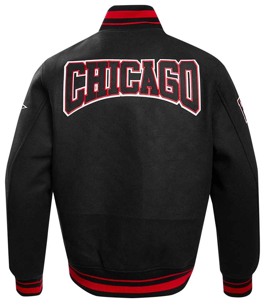 Chicago bulls wool discount jacket