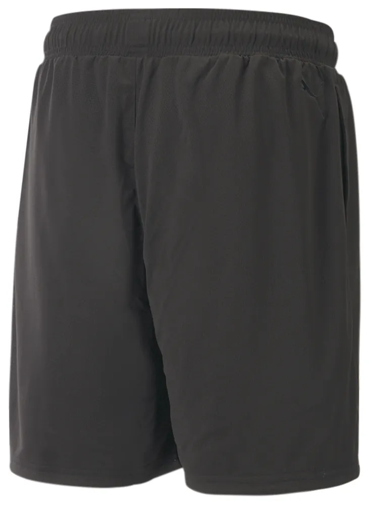 Plain black best sale shorts mens