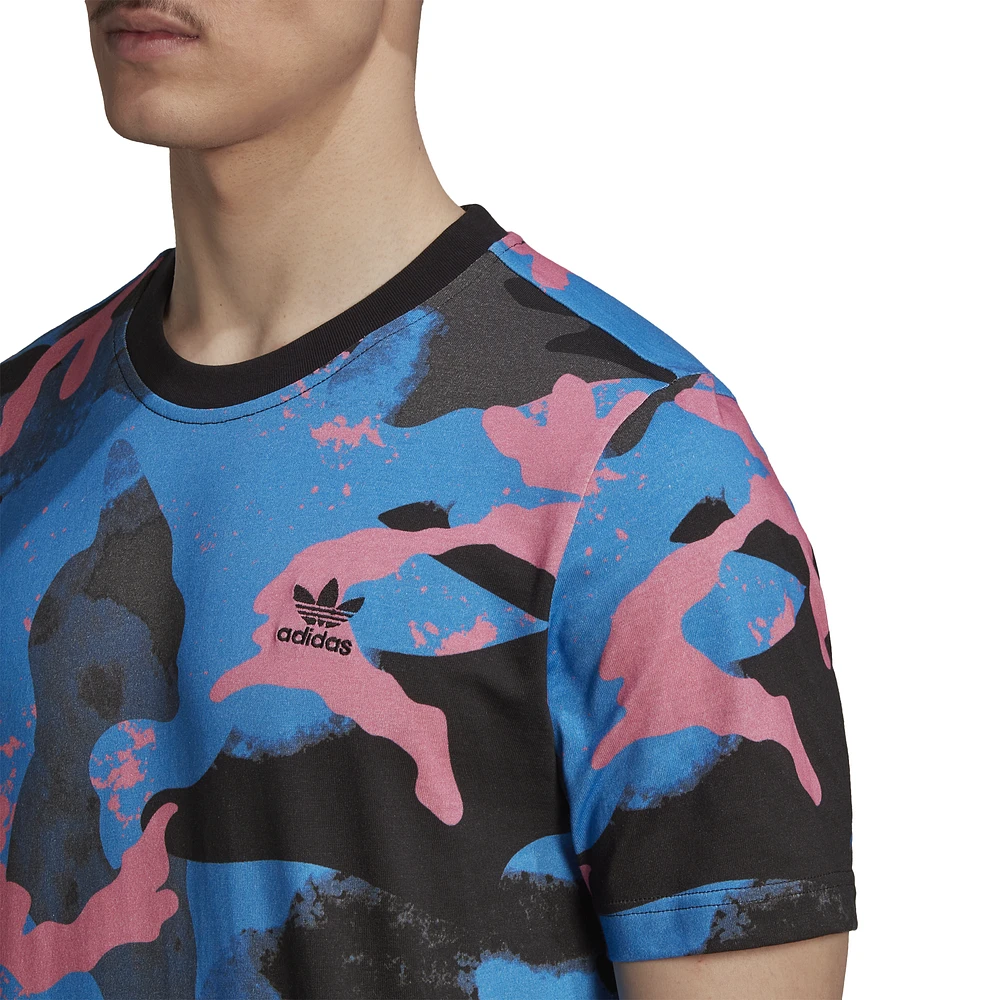 Blue camo best sale adidas shirt