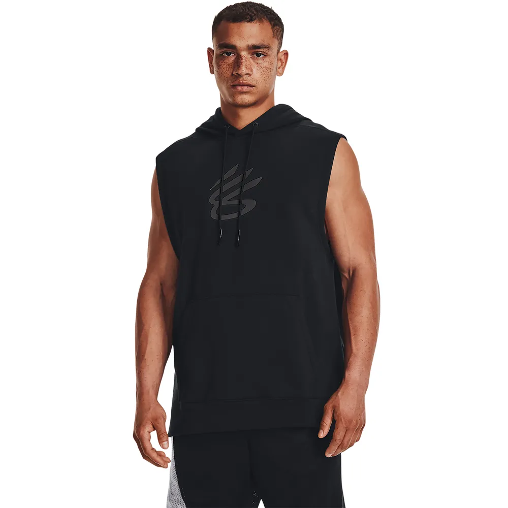 Men's under 2024 armour sleeveless hoodie