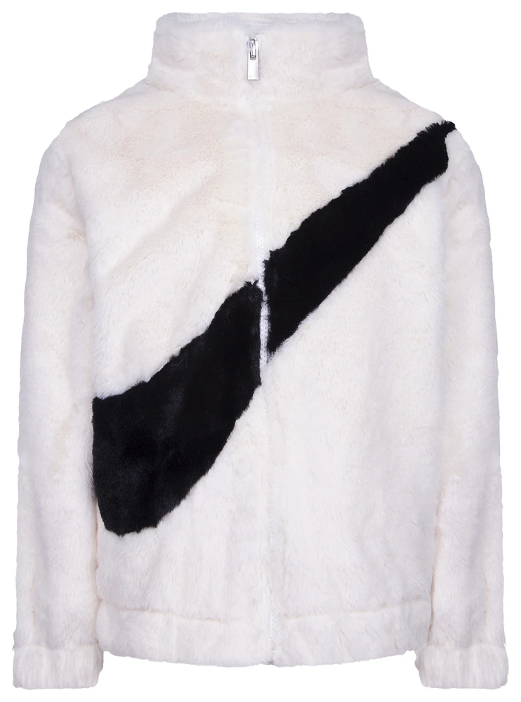 Nike faux sale fur coat